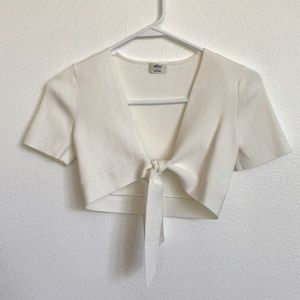 Wilfred white crop top Size S